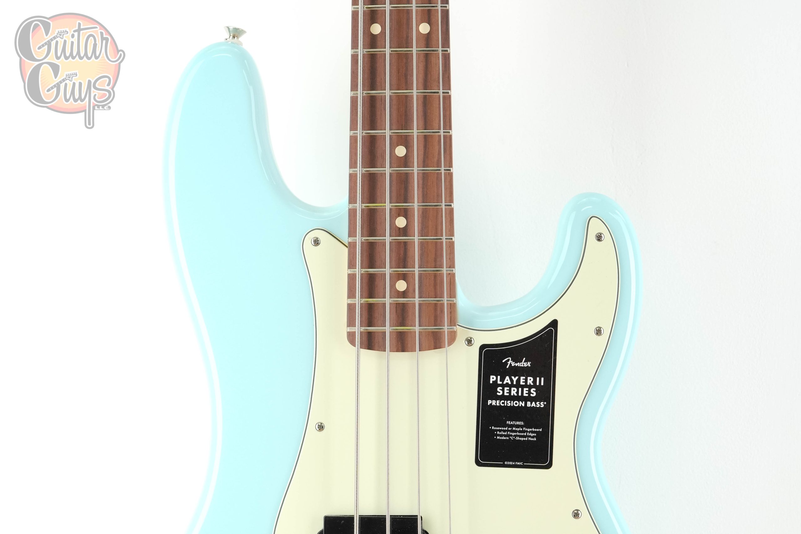 Fender 75th Anniversary Player II Precision Bass Daphne Blue - Image 4