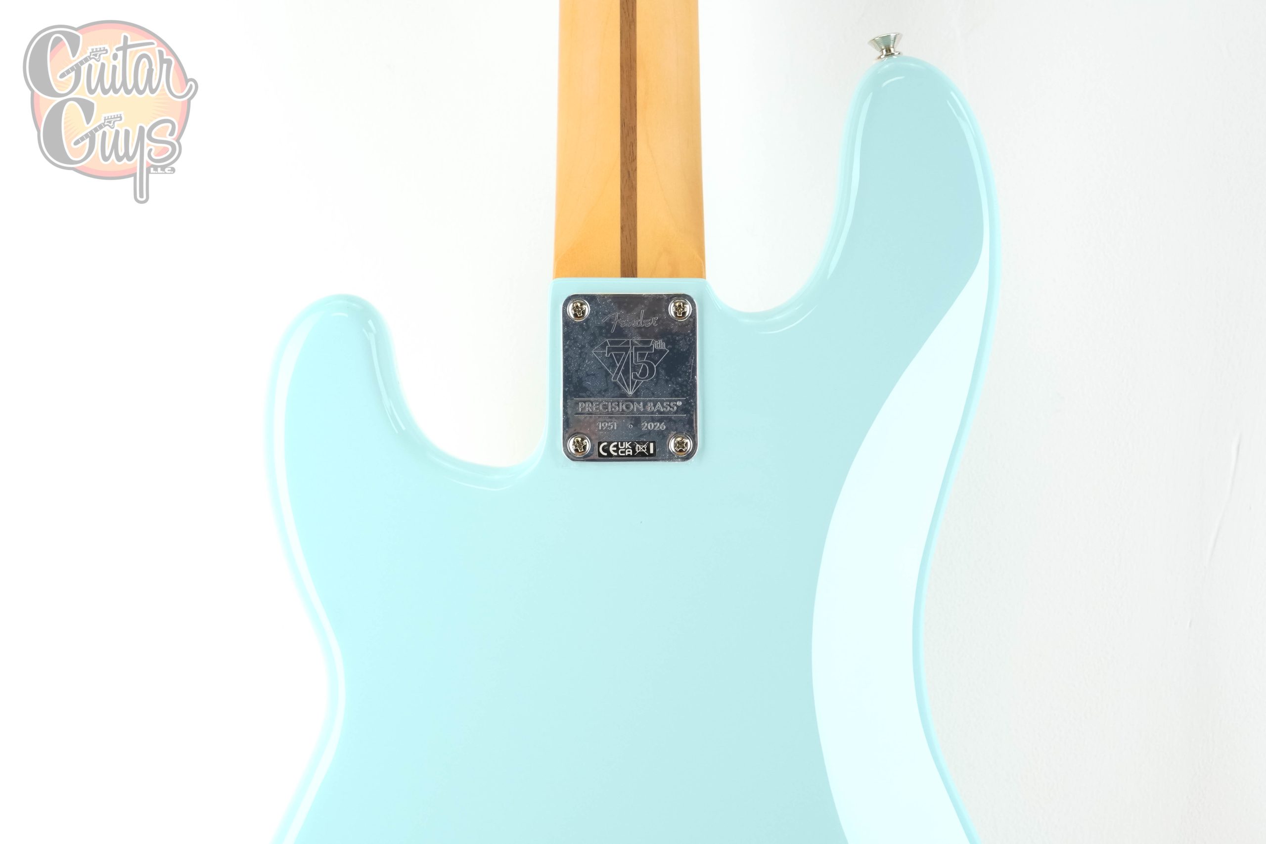 Fender 75th Anniversary Player II Precision Bass Daphne Blue - Image 6