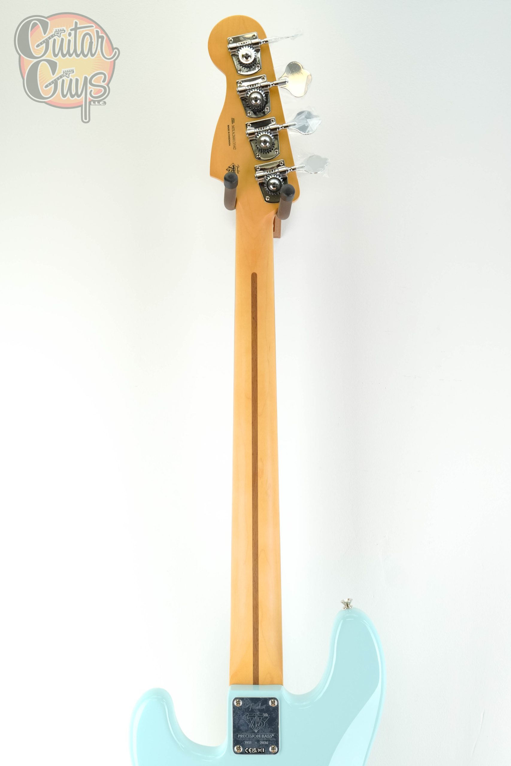 Fender 75th Anniversary Player II Precision Bass Daphne Blue - Image 7