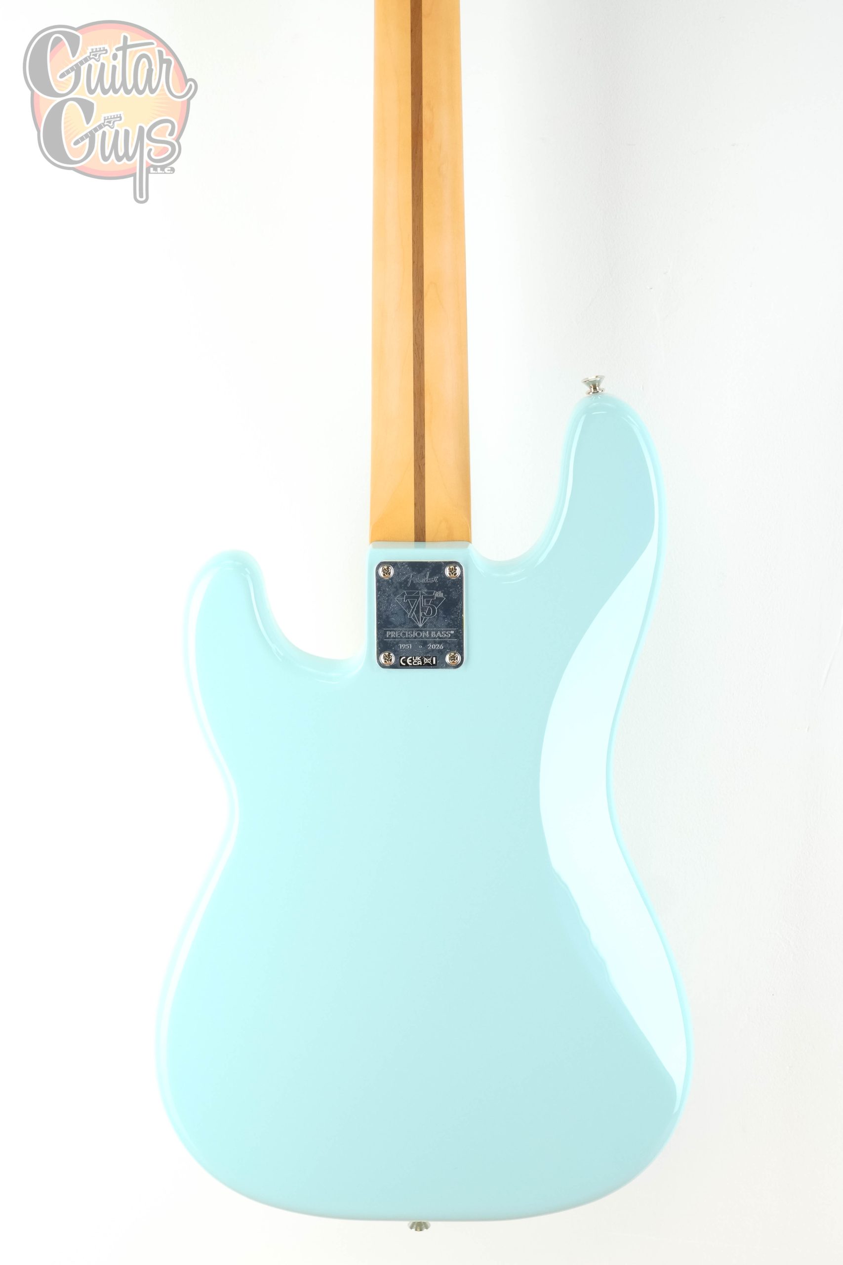 Fender 75th Anniversary Player II Precision Bass Daphne Blue - Image 8
