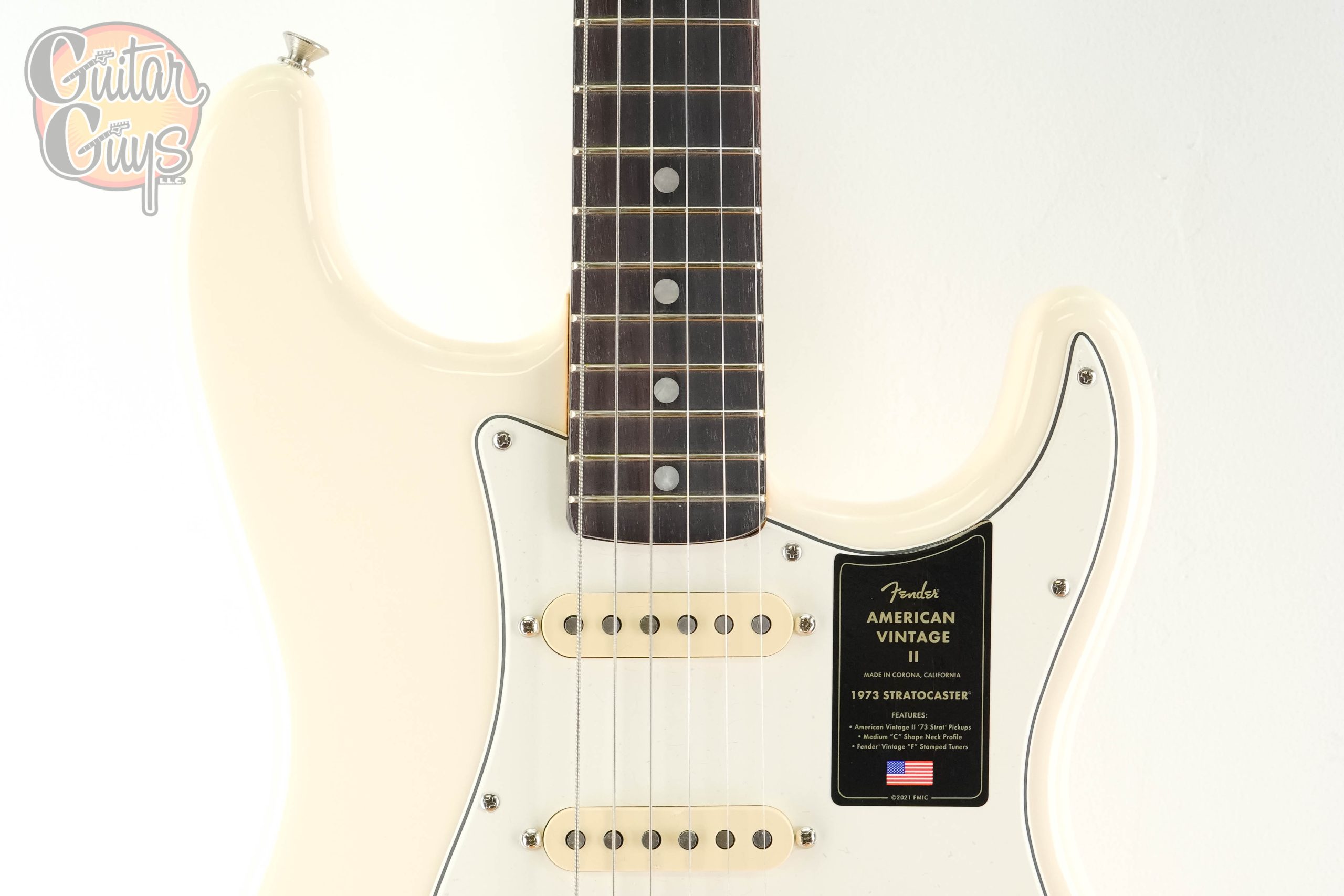 Fender American Vintage II 1973 Stratocaster Olympic White - Image 4