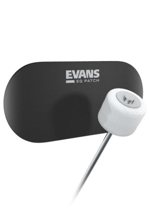 Evans EQPB2 Double Patch Black