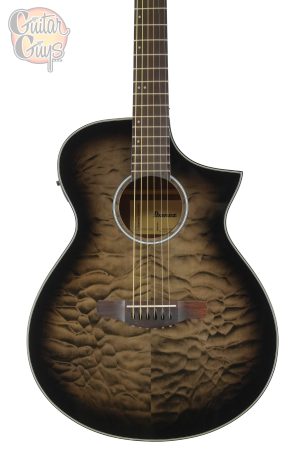 Ibanez AEWC16QA Transparent Black Sunburst