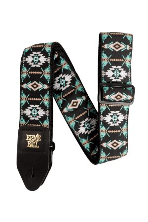 Ernie Ball P05325 Southwestern Turquoise Jacquard Strap