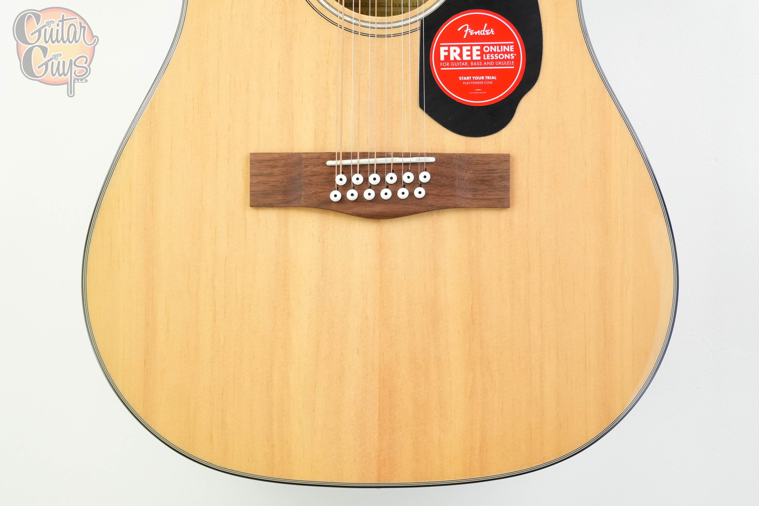 Fender CD-60SCE 12-String Natural - Image 3