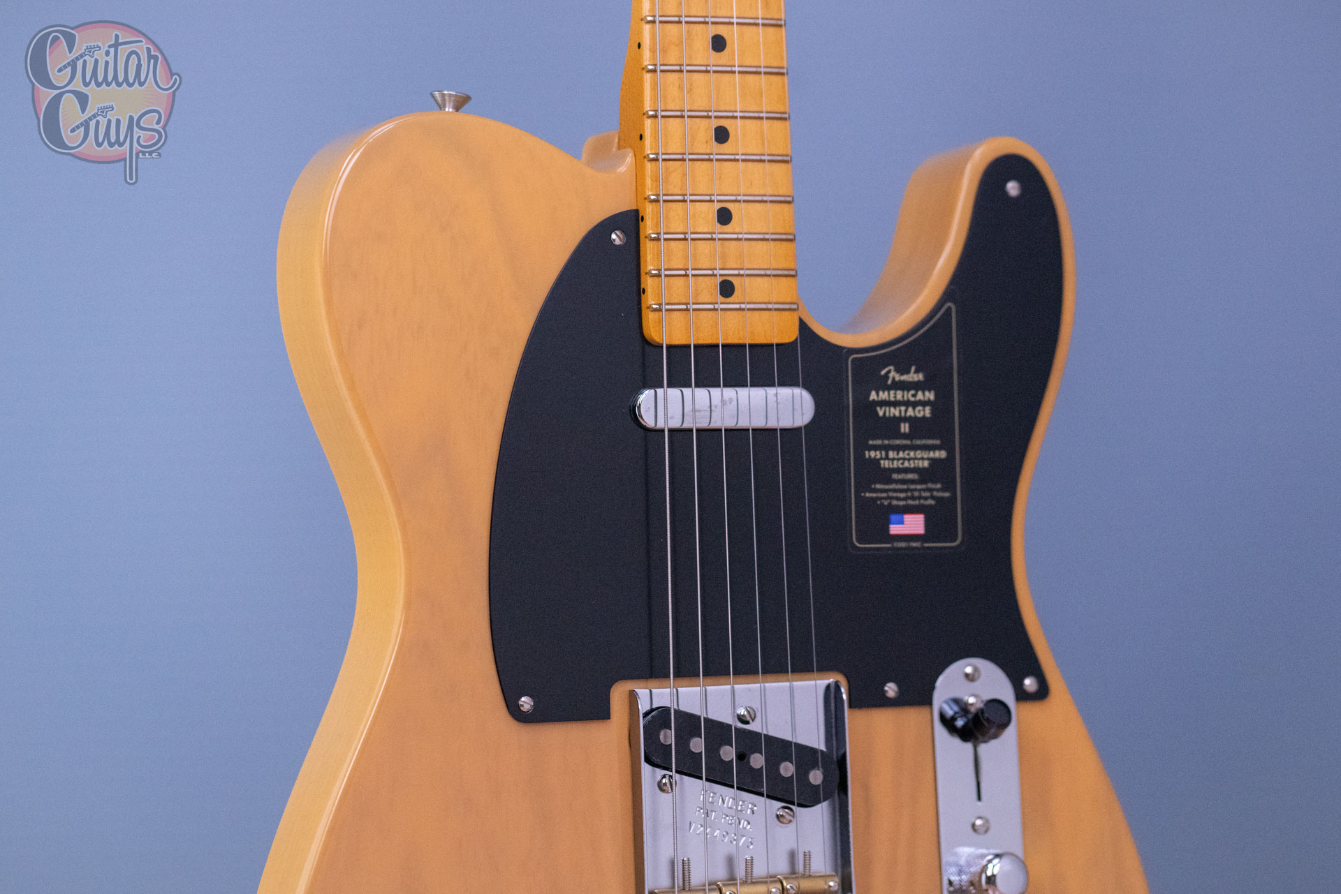 Fender American Vintage II 1951 Telecaster MF Butterscotch Blonde - Image 3