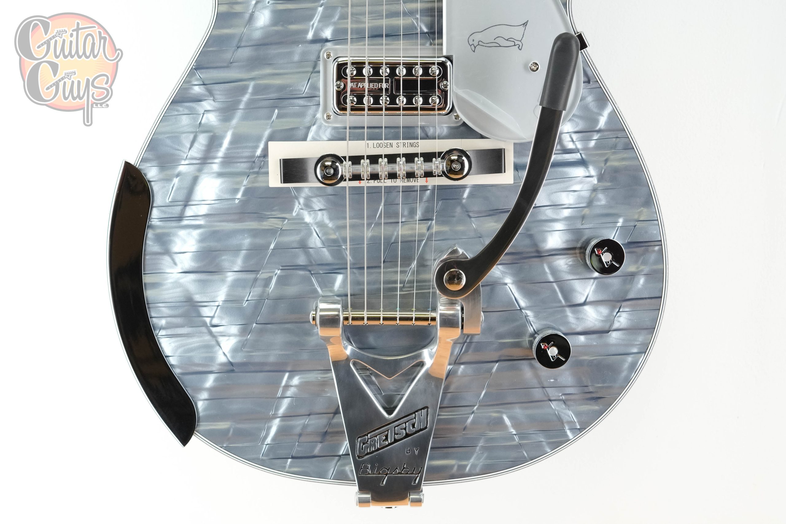 Gretsch G6134T-58 Limited Edition Penguin Light Blue Pearl - Image 3