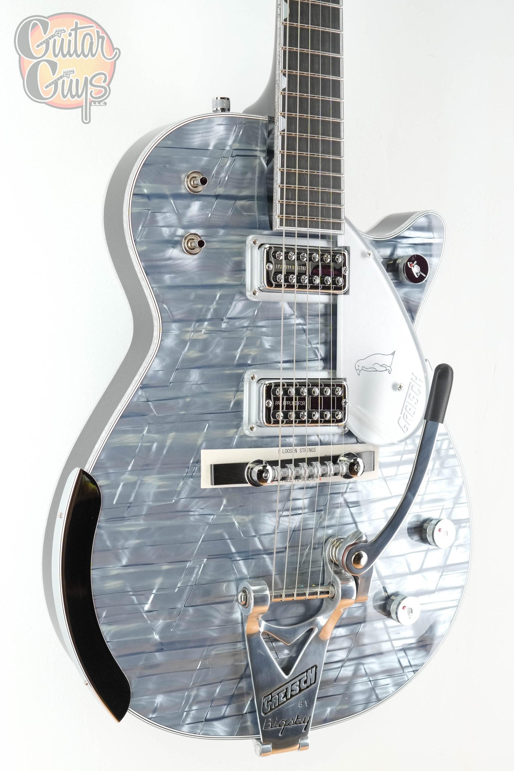 Gretsch G6134T-58 Limited Edition Penguin Light Blue Pearl - Image 5