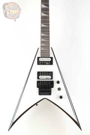 Jackson King V JS32 White with Black Bevel