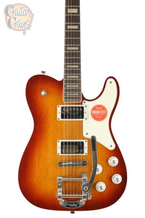 Squier Paranormal Troublemaker Telecaster Deluxe Bigsby Honey Sunburst