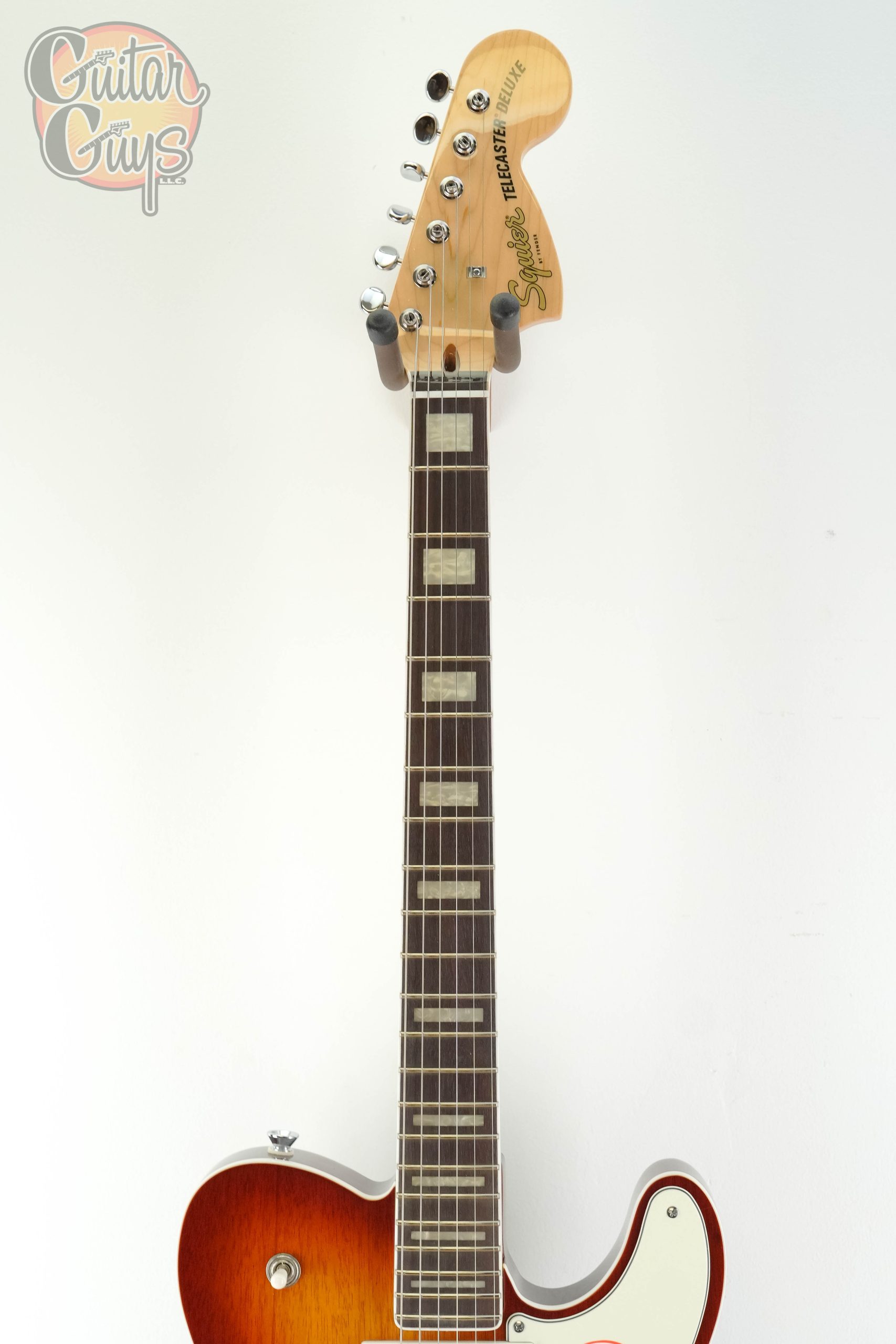 Squier Paranormal Troublemaker Telecaster Deluxe Bigsby Honey Sunburst - Image 2