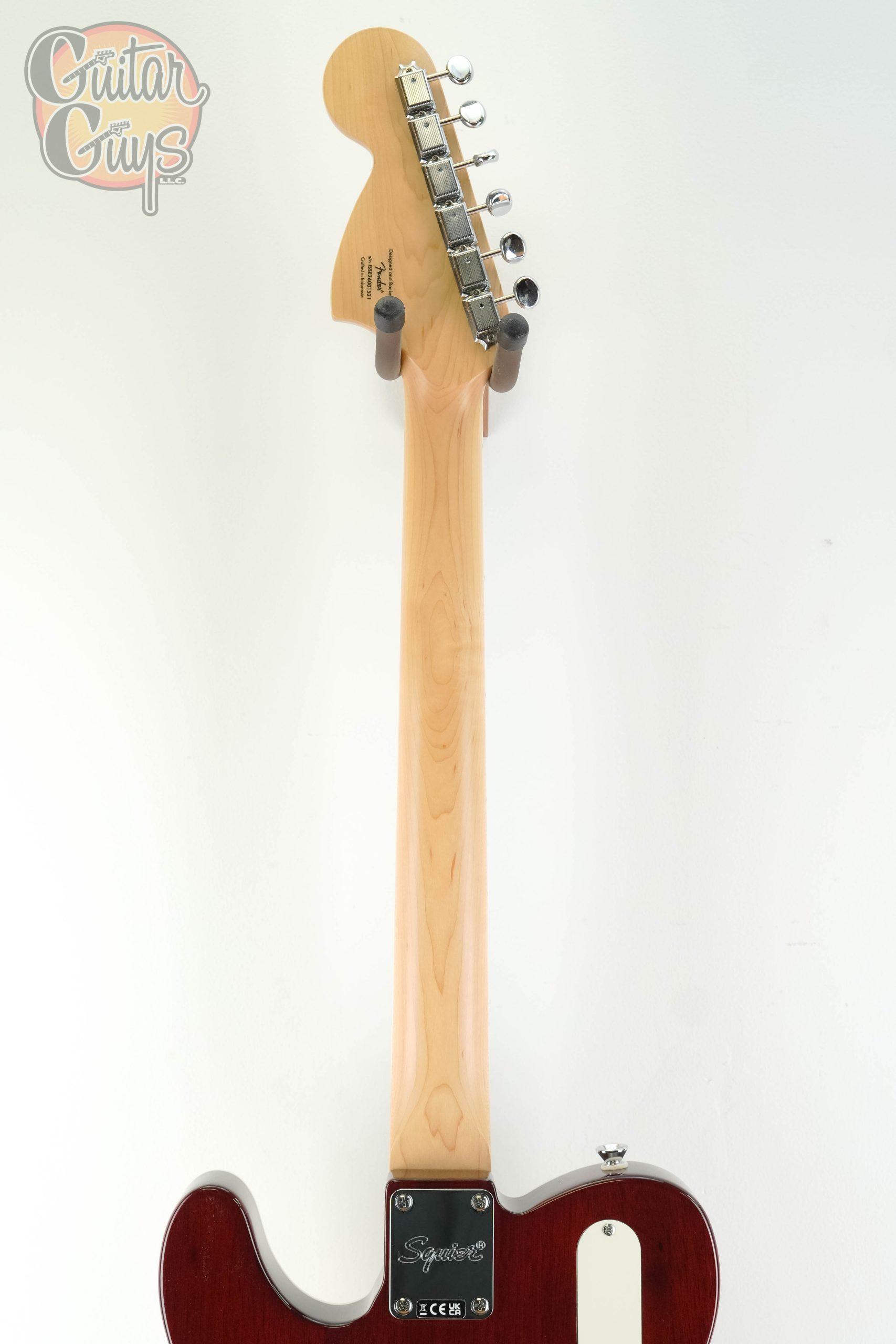Squier Paranormal Troublemaker Telecaster Deluxe Bigsby Honey Sunburst - Image 9