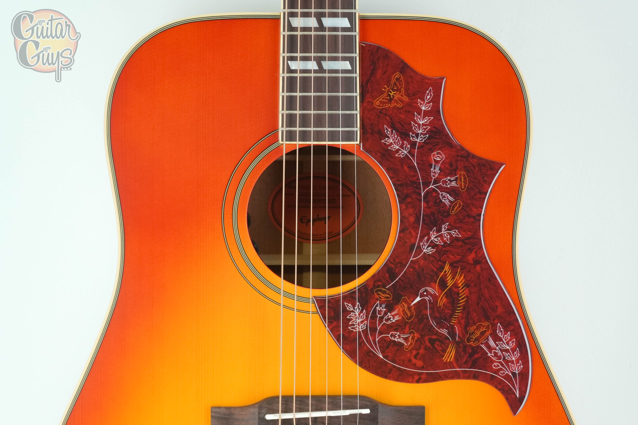 Epiphone Hummingbird Standard Cherry Sunburst - Image 4