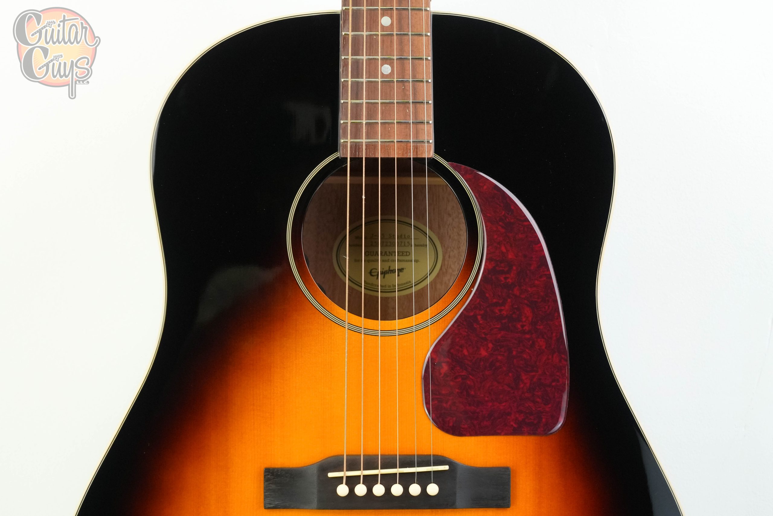 Epiphone J-45 Studio Vintage Sunburst - Image 4