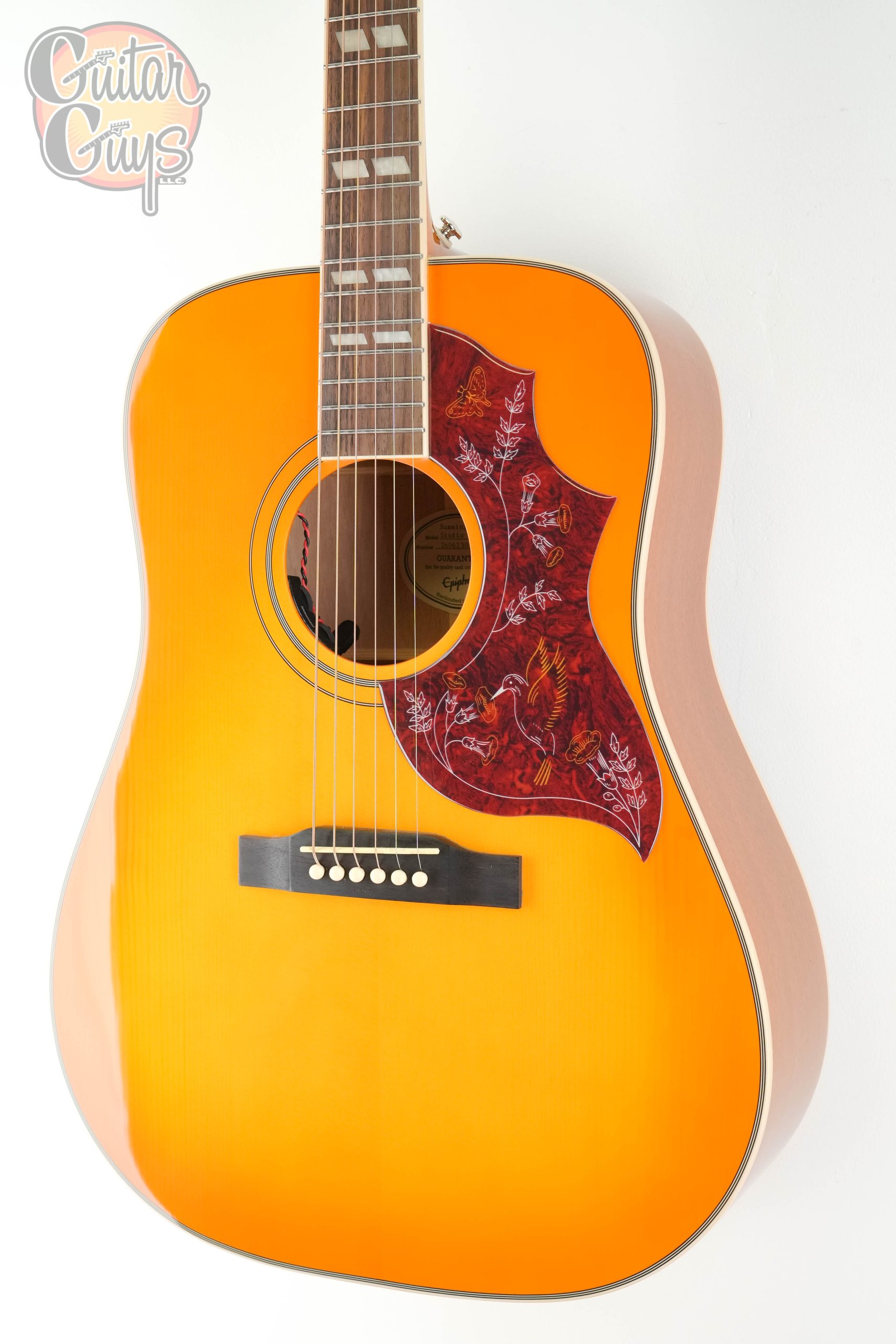 Epiphone Hummingbird Studio Heritage Cherry Sunburst - Image 4