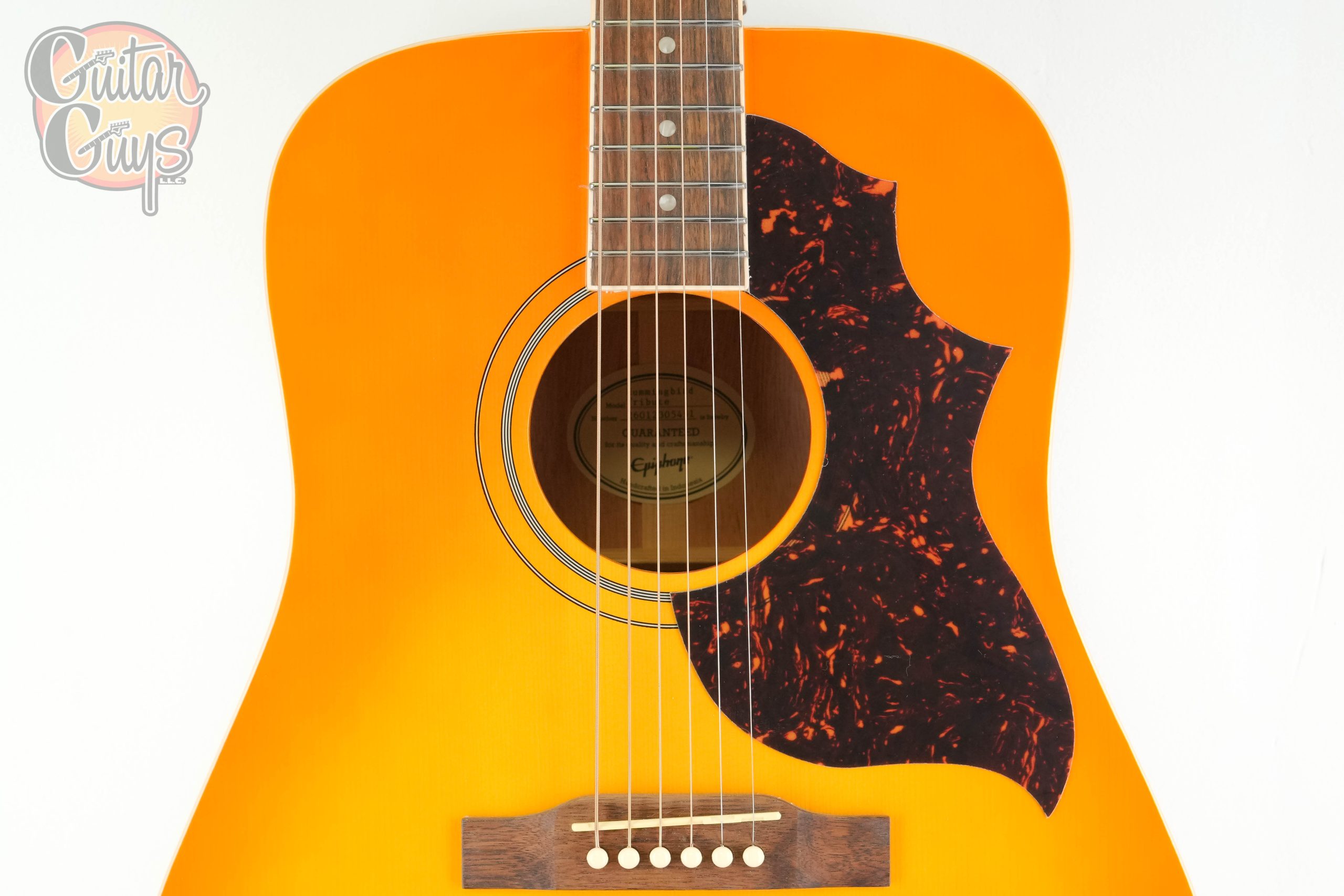 Epiphone Hummingbird Tribute Heritage Cherry Sunburst - Image 4