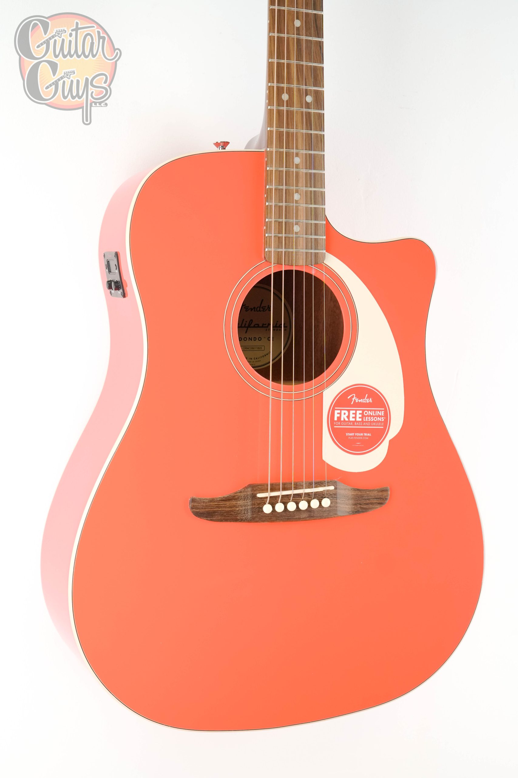 Fender California Standard Redondo CE Fiesta Red - Image 3