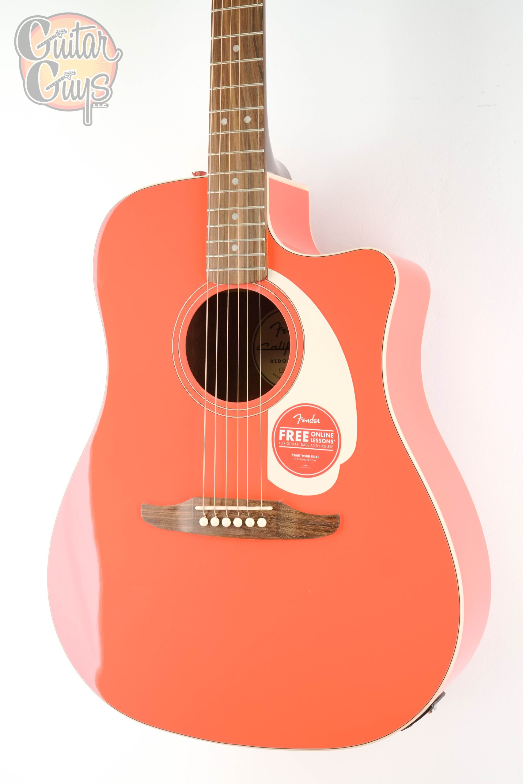 Fender California Standard Redondo CE Fiesta Red - Image 4