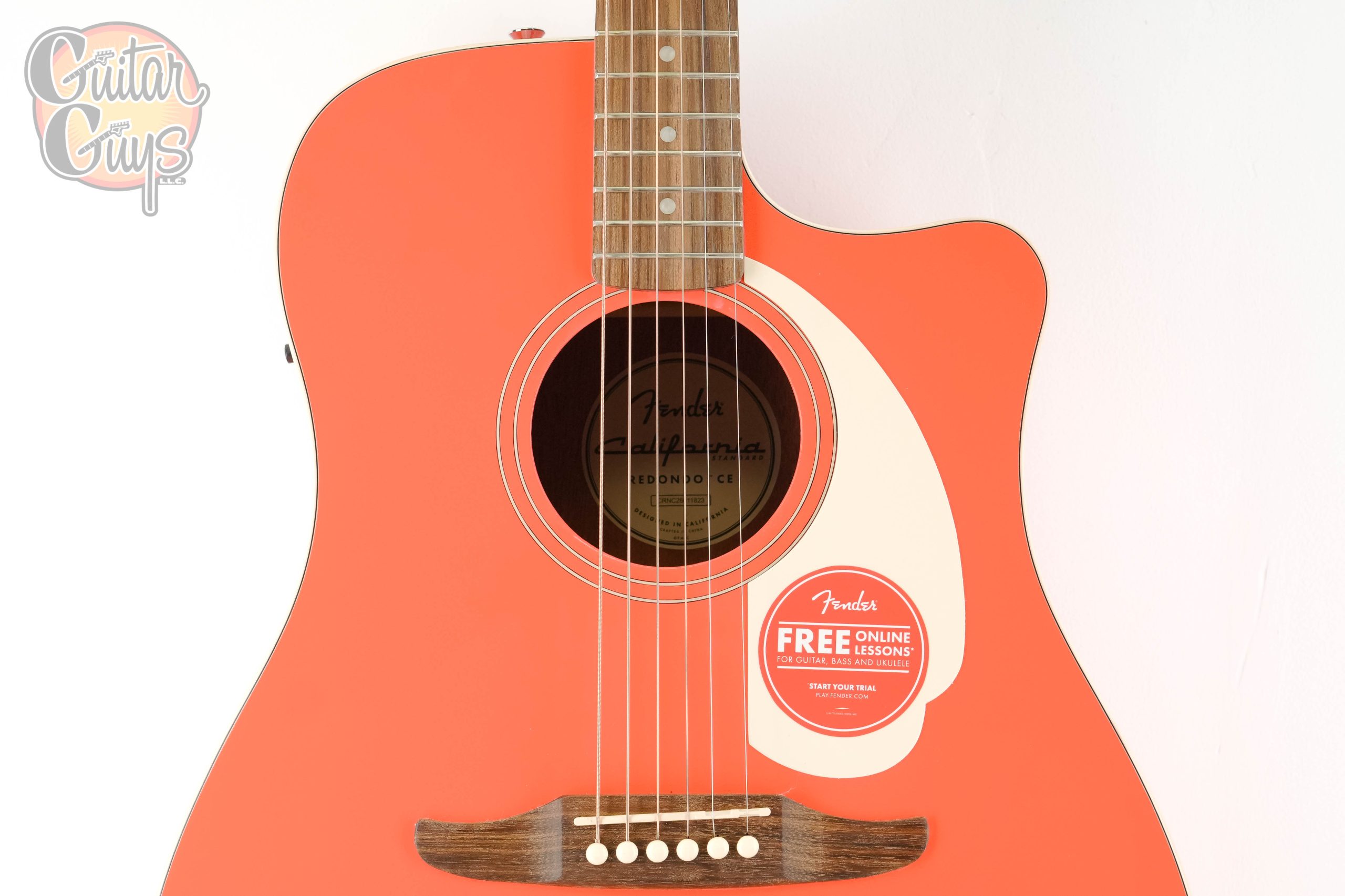 Fender California Standard Redondo CE Fiesta Red - Image 6