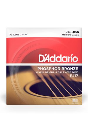 D'Addario EJ17  Medium 13-56 Phosphor Bronze