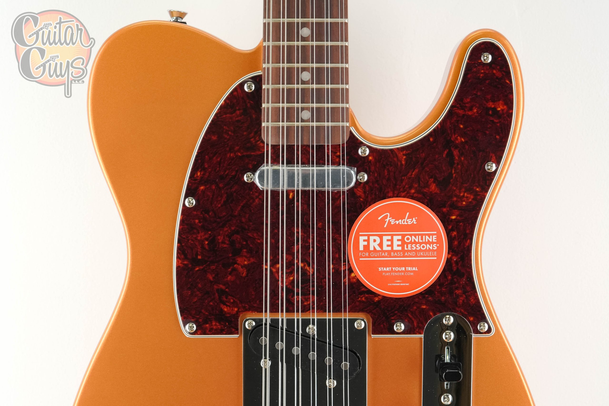 Squier Paranormal Troy Van Leeuwen Telecaster XII Copper - Image 4
