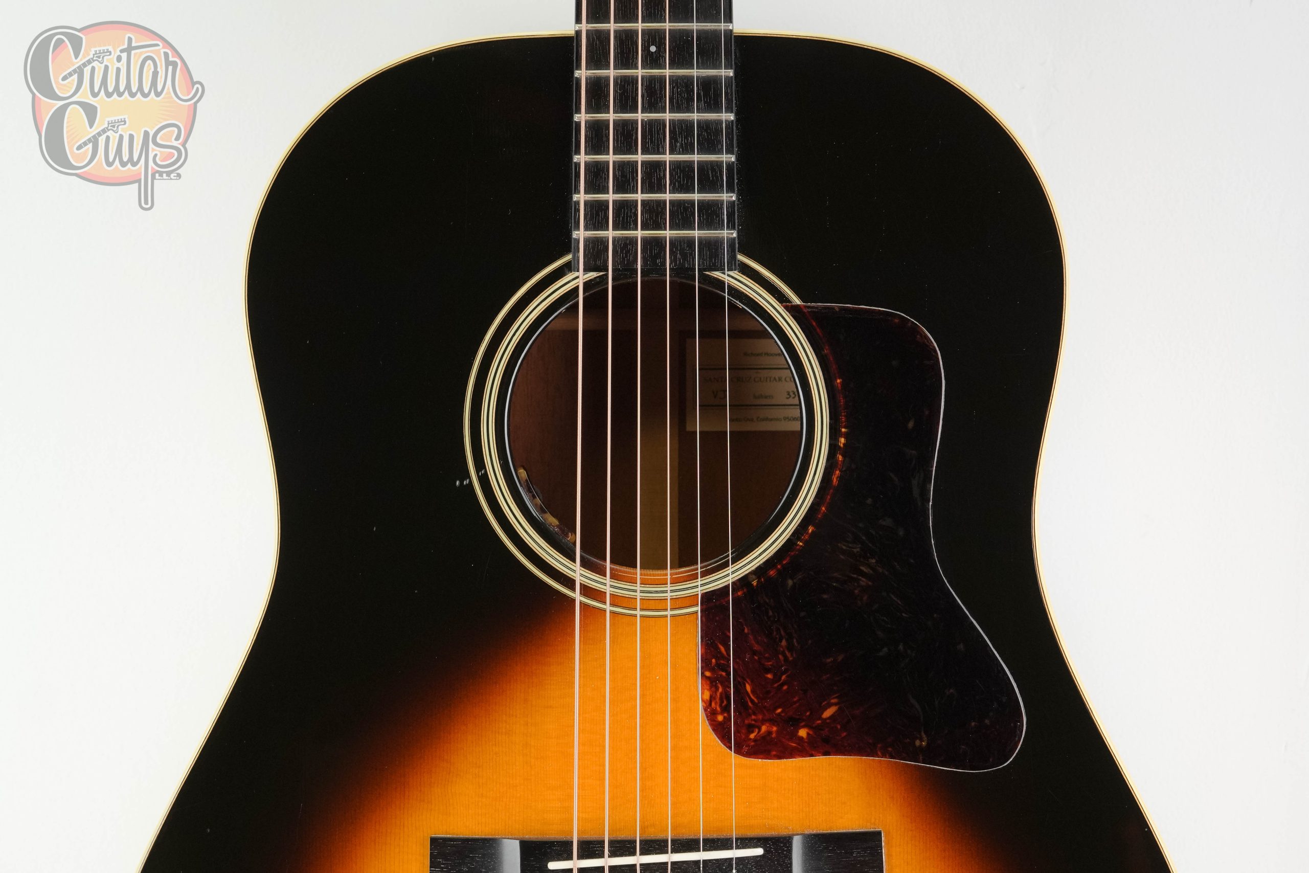 Pre-Owned Santa Cruz VJ Vintage Jumbo Sunburst - Image 4