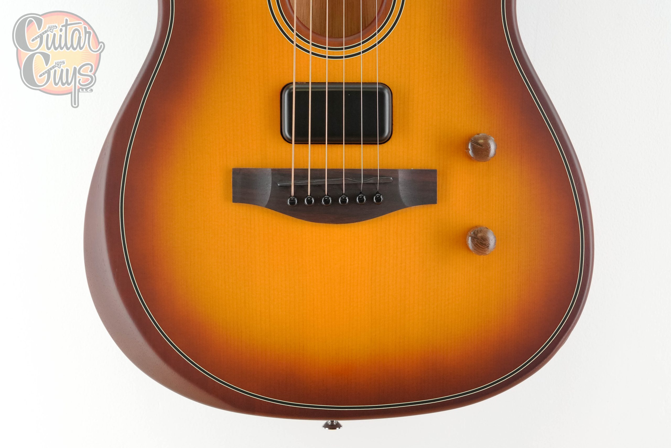 Fender Acoustasonic Standard Telecaster Honey Burst - Image 3