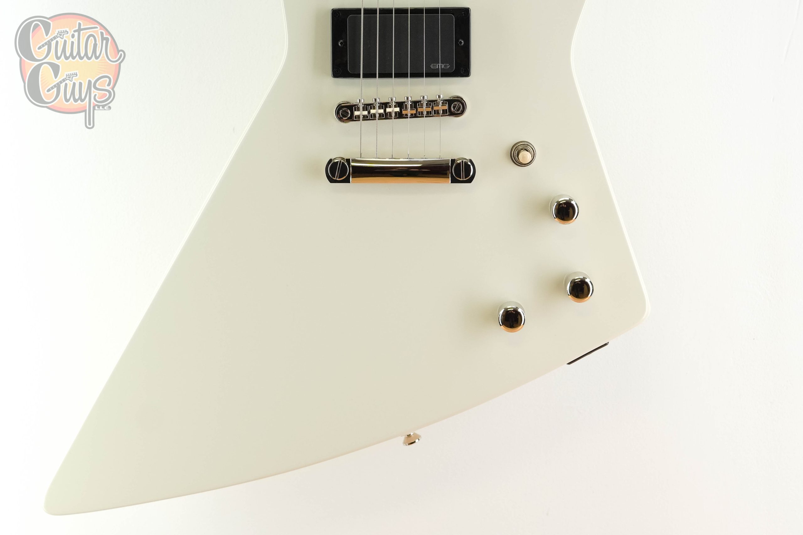 Epiphone Explorer 80s EMG Classic White - Image 3