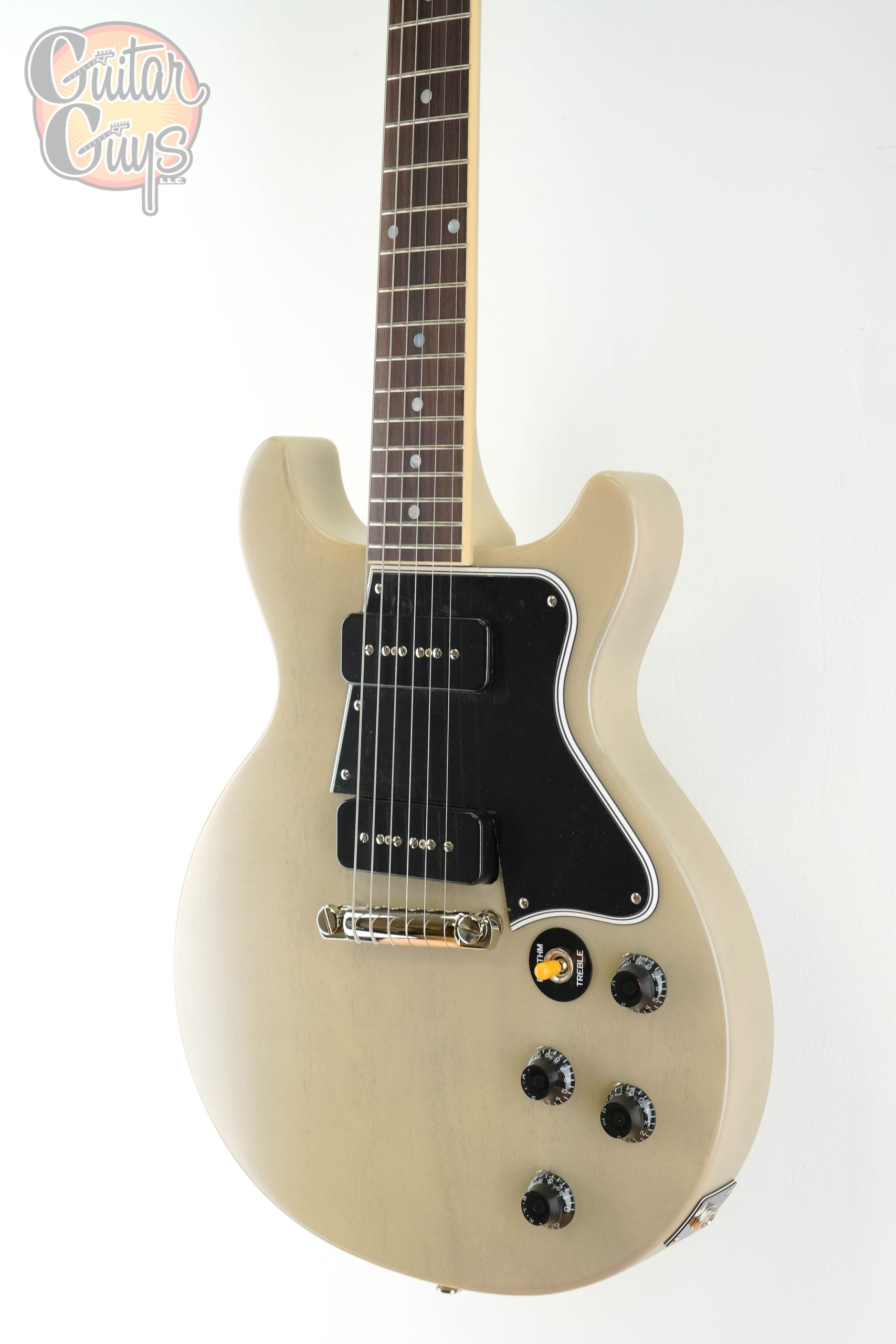 Epiphone 1960 Les Paul Special Double Cut Reissue TV White - Image 6