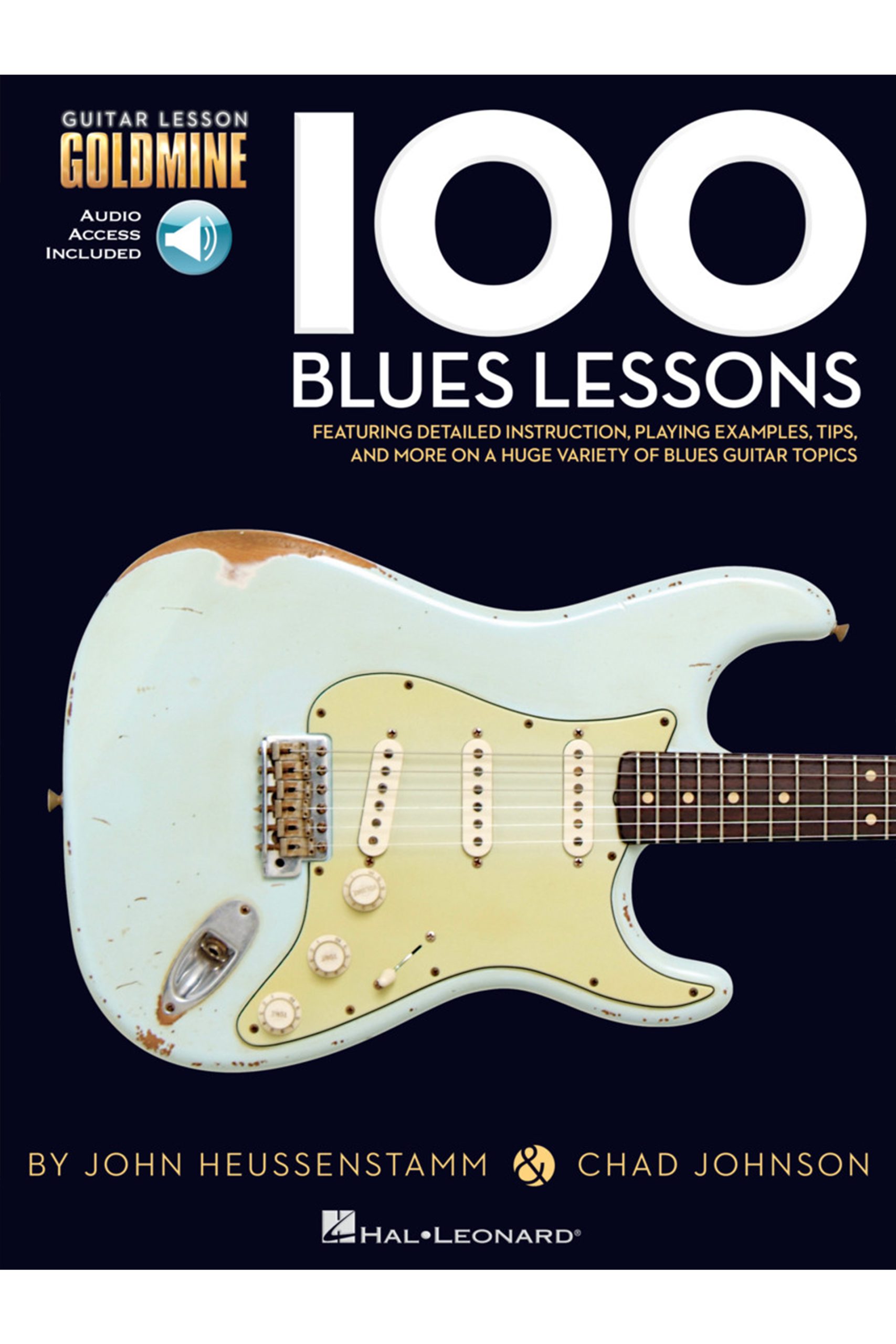 Hal Leonard 100 Blues Lessons - Guitar Lesson Goldmine Series