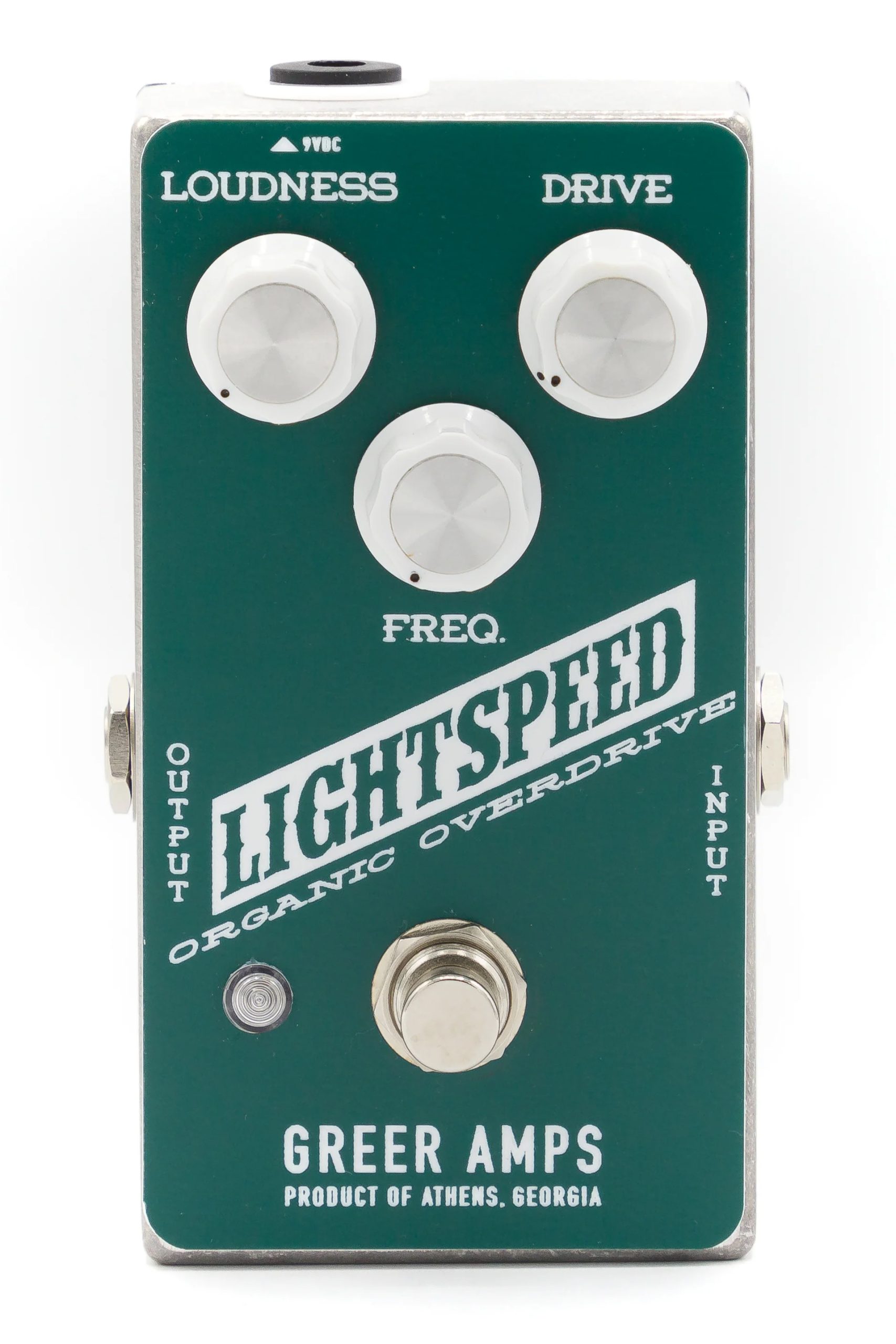 Greer Amps Lightspeed Organic Overdrive Pine Green