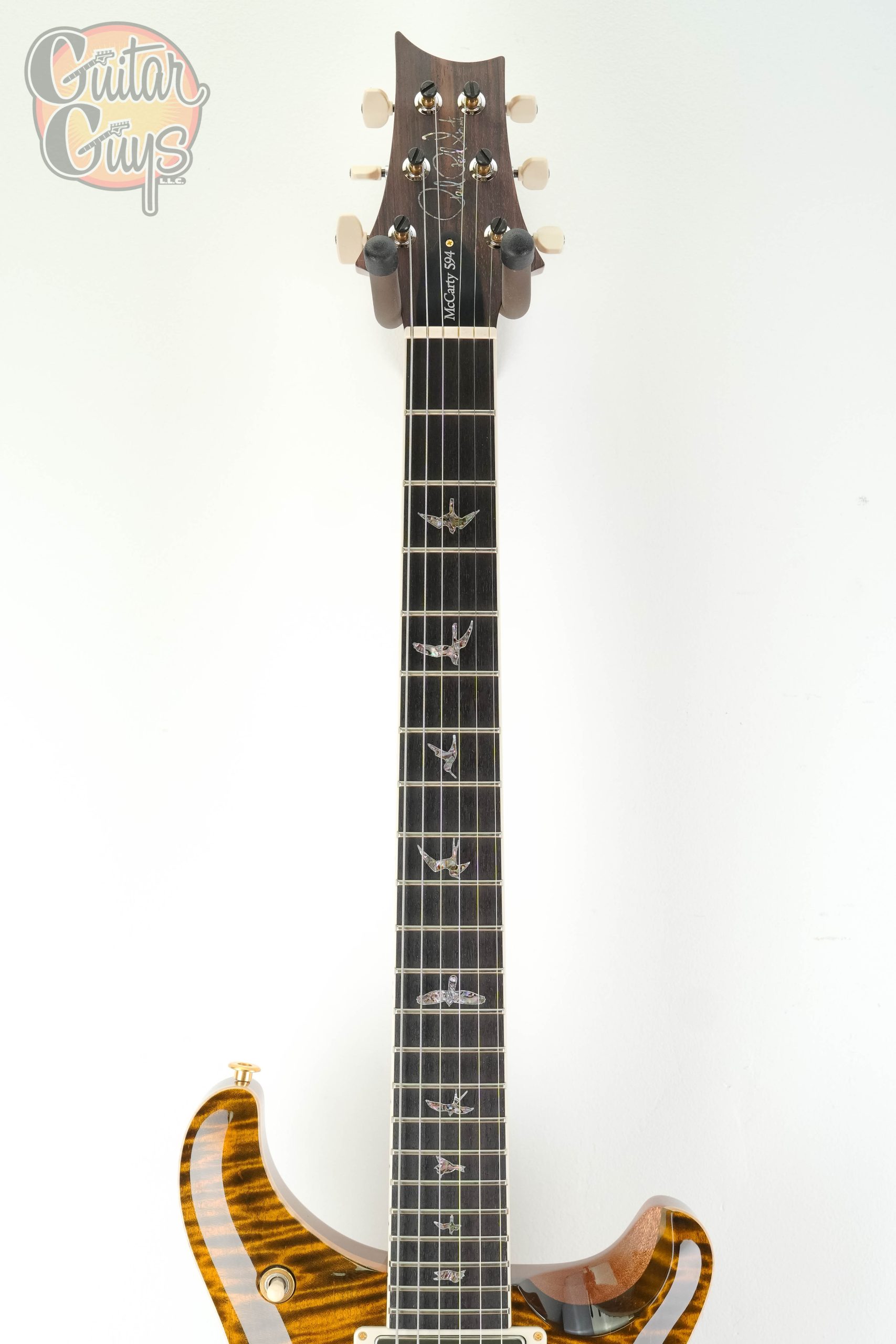 PRS Wood Library McCarty 594 Tremolo Pink Heart Tiger Eye - Image 2