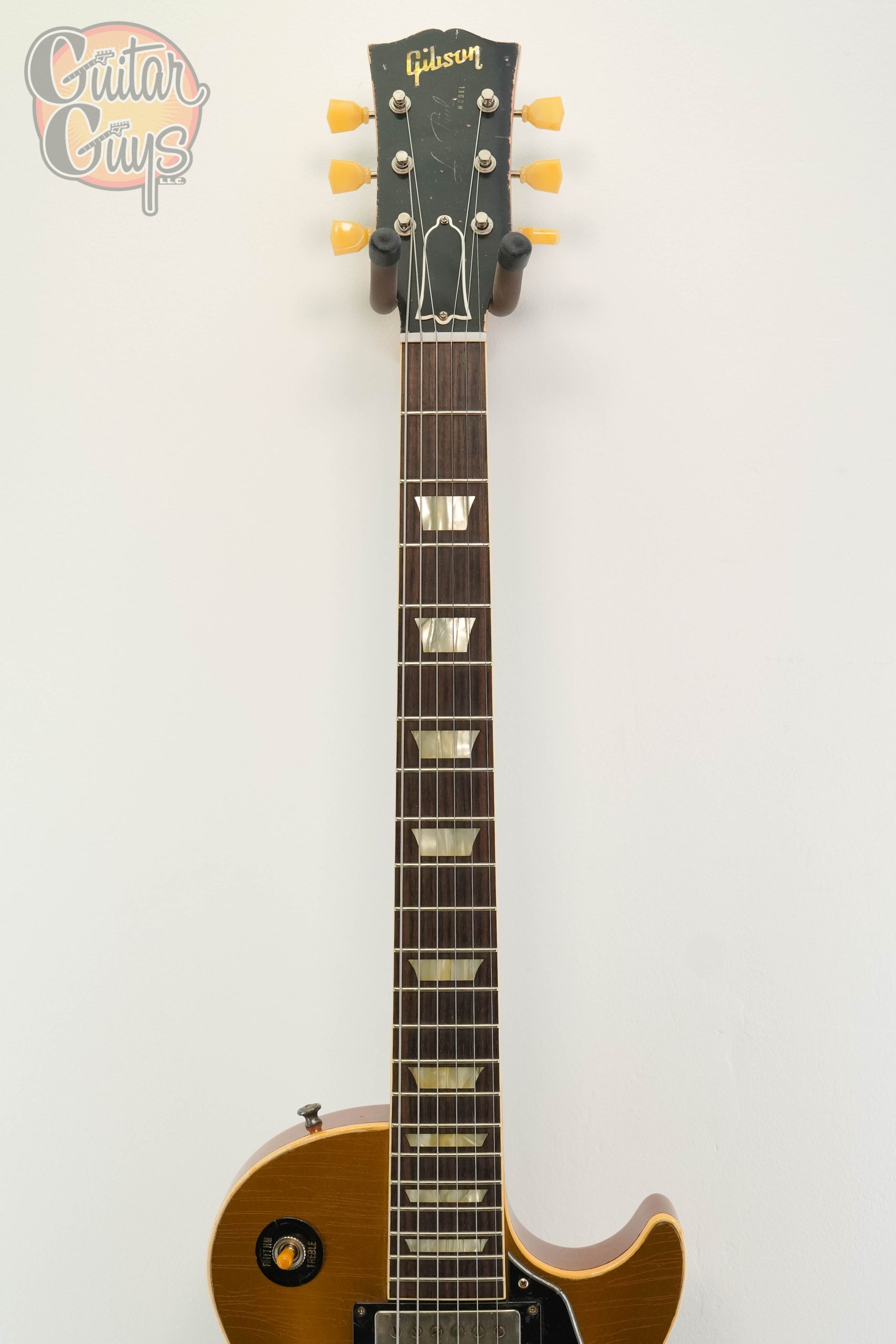 Pre-Owned Gibson Custom Shop 1957 Les Paul Standard Gold Top Murphy Lab Ultra Heavy Aged Wildwood Spec - Image 2