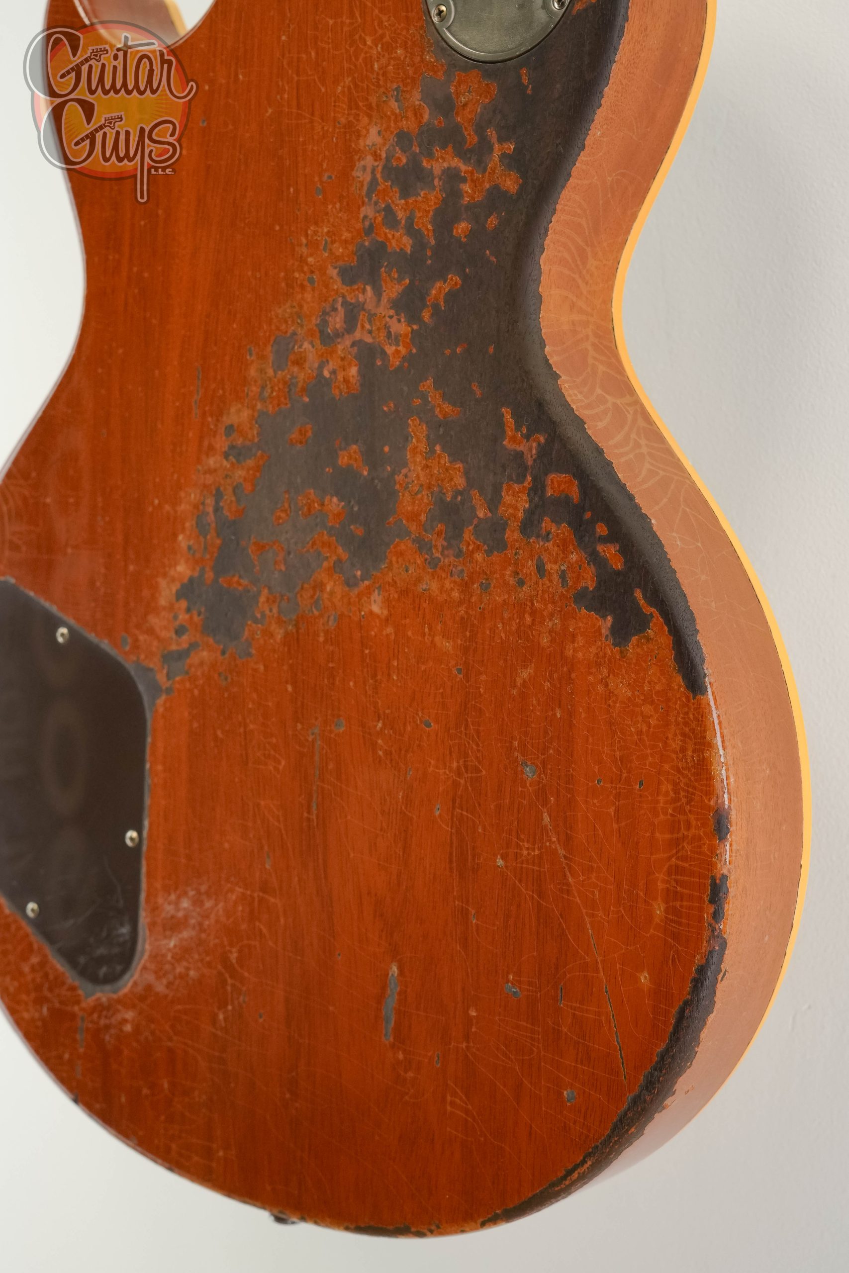 Pre-Owned Gibson Custom Shop 1957 Les Paul Standard Gold Top Murphy Lab Ultra Heavy Aged Wildwood Spec - Image 12