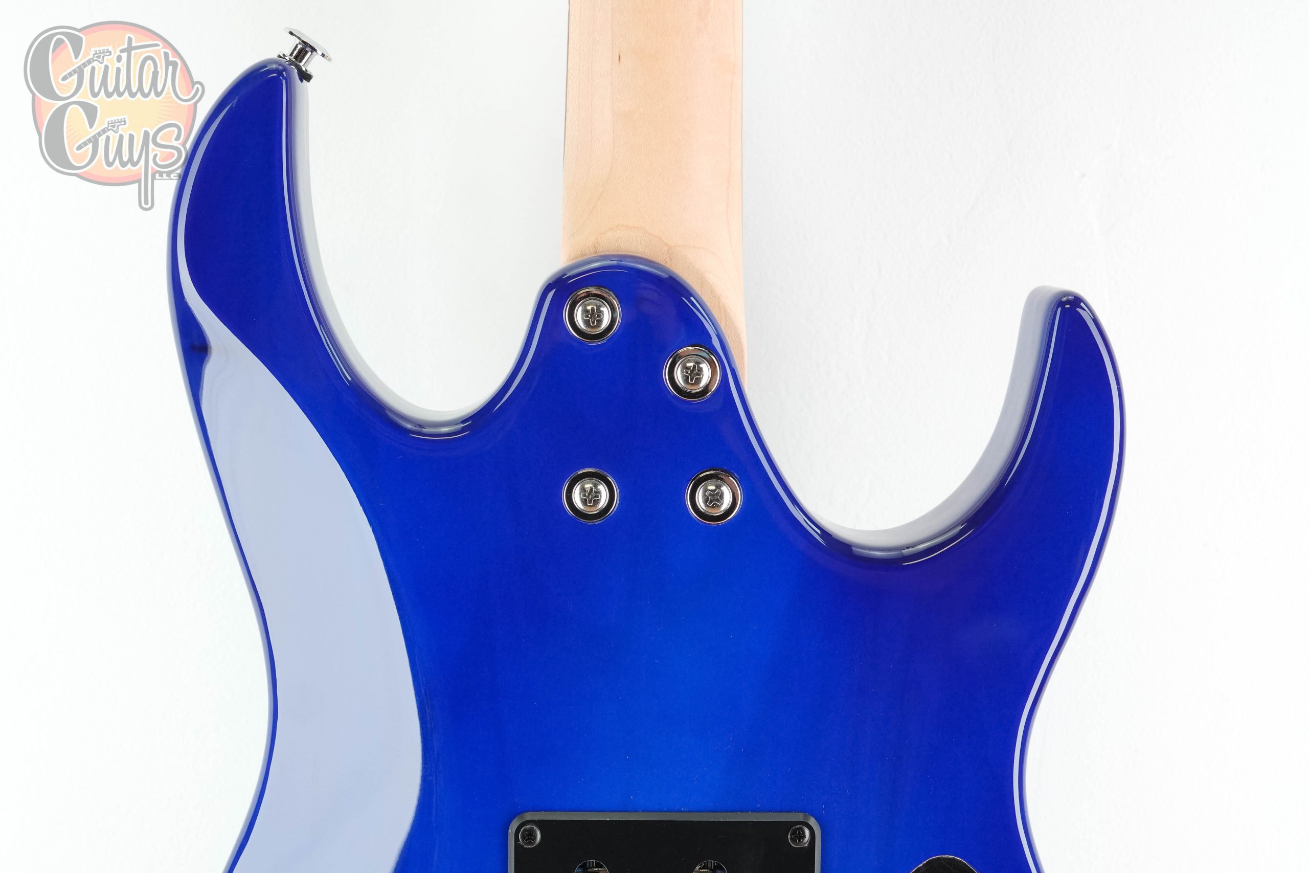 Ibanez GRX70QALTBB Left Handed Transparent Blue Burst - Image 6