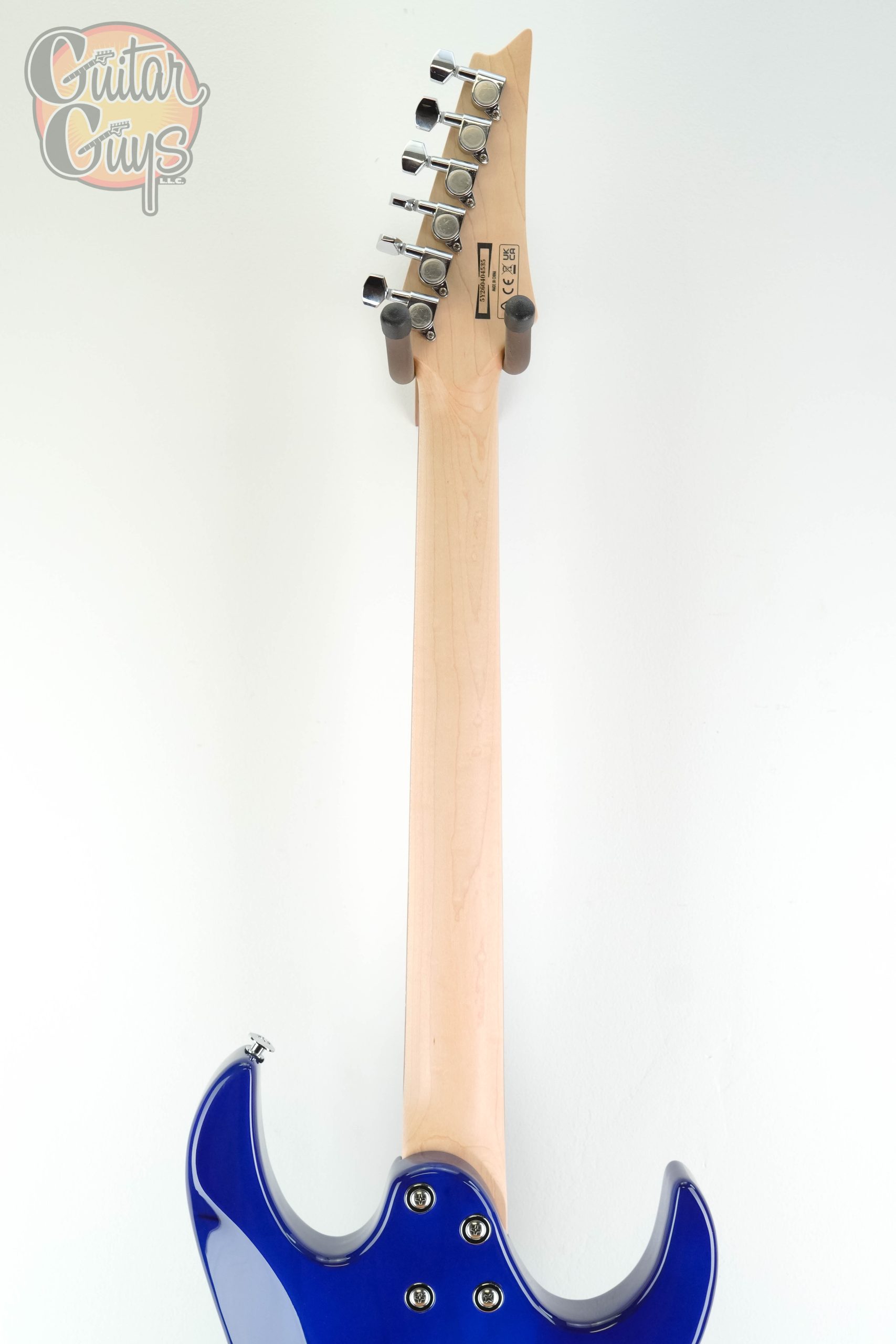 Ibanez GRX70QALTBB Left Handed Transparent Blue Burst - Image 7