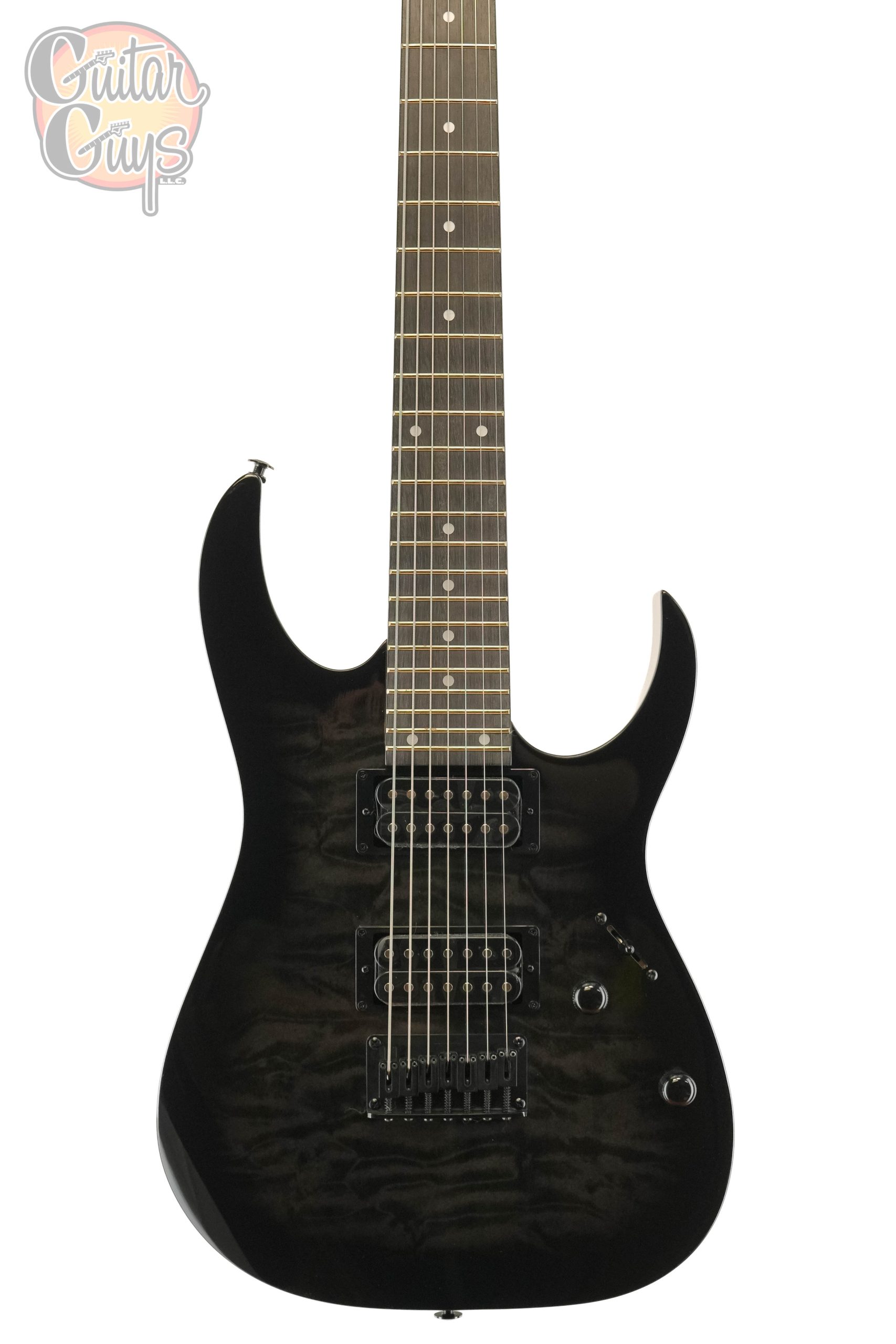 Ibanez GRG7221QA-TKS Transparent Black Sunburst
