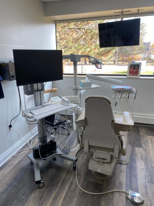 Ergonomic Dental Impression Scanner Cart