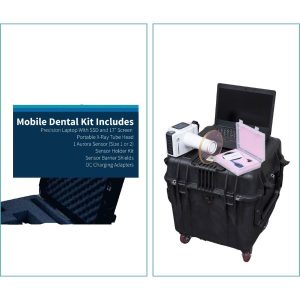Mobile dental tool kit for taking x-ray images on the road.
