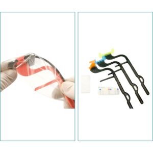 dental x-ray sensor holders and barrier shields