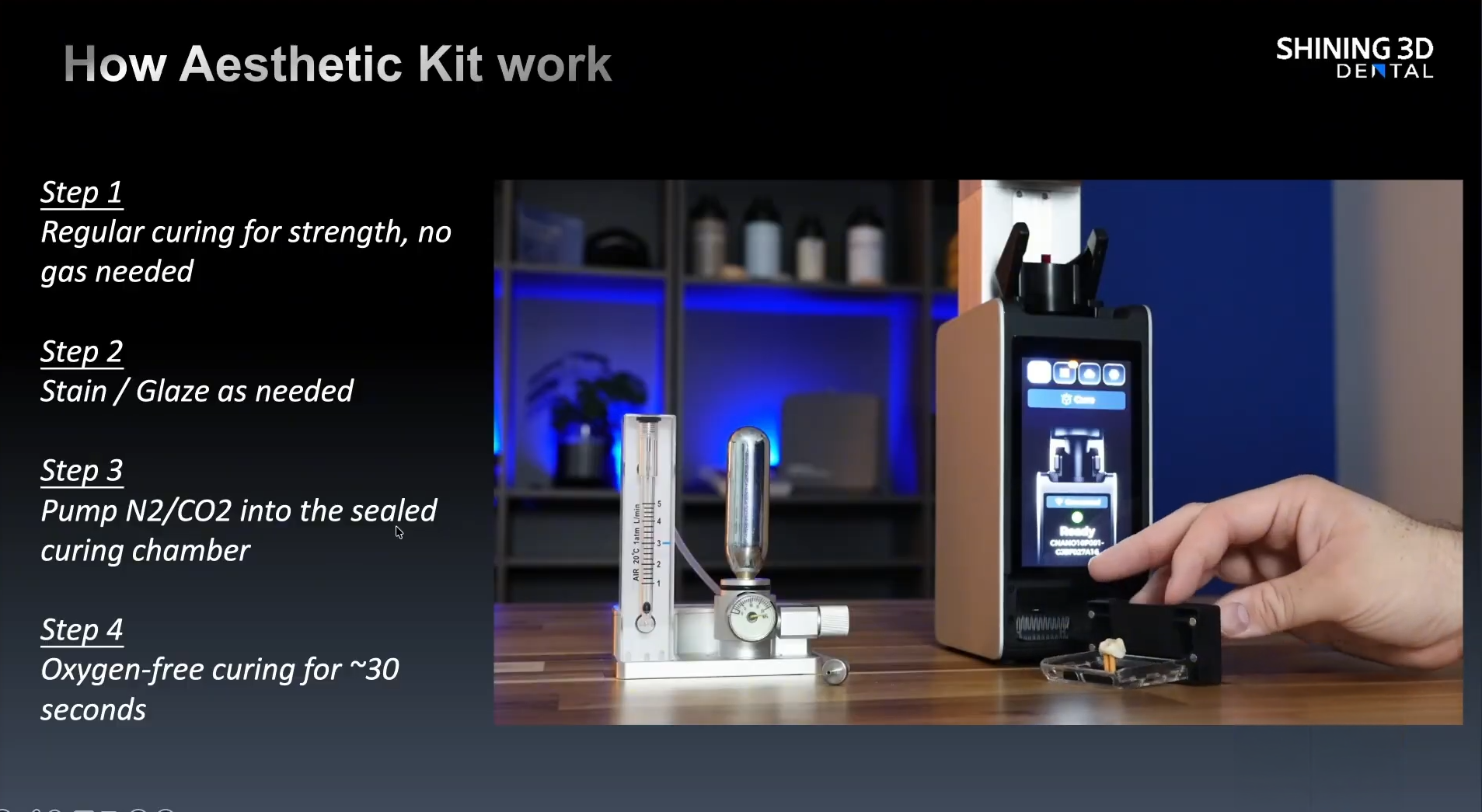 Steps for using the Aesthetic kit with Ceramix Nano 3D Printer