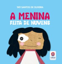 Capa do livro sobre vitiligo A menina feita de nuvens