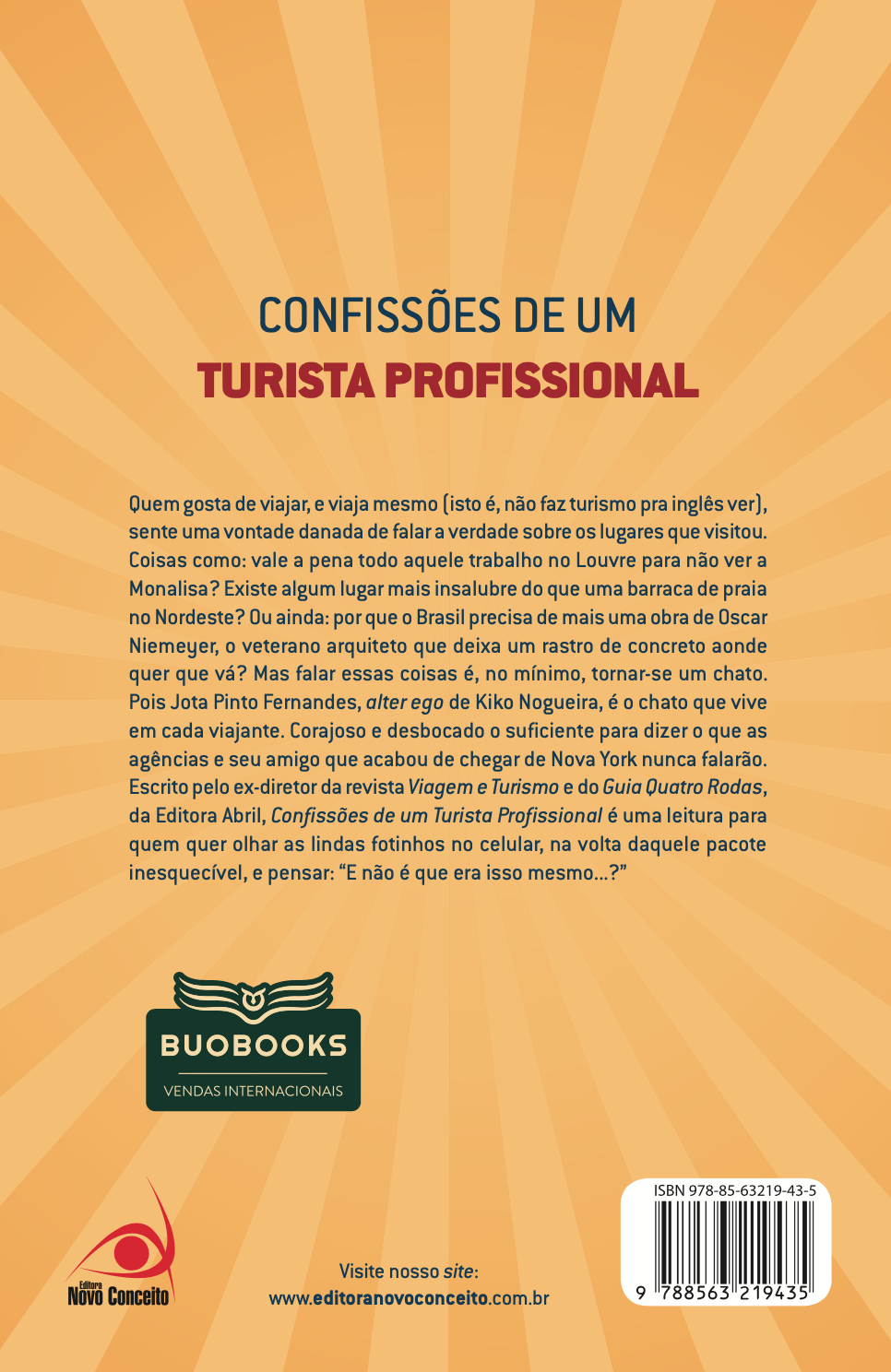 Confissões de um turista profissional