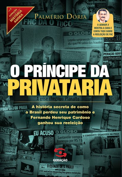 Capa do livro O príncipe da privataria