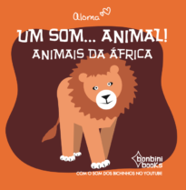 Capa do livro Um som...animal! – Animais da África