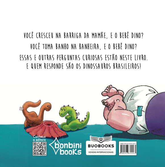 Capa do livro E O BEBÊ DINO?