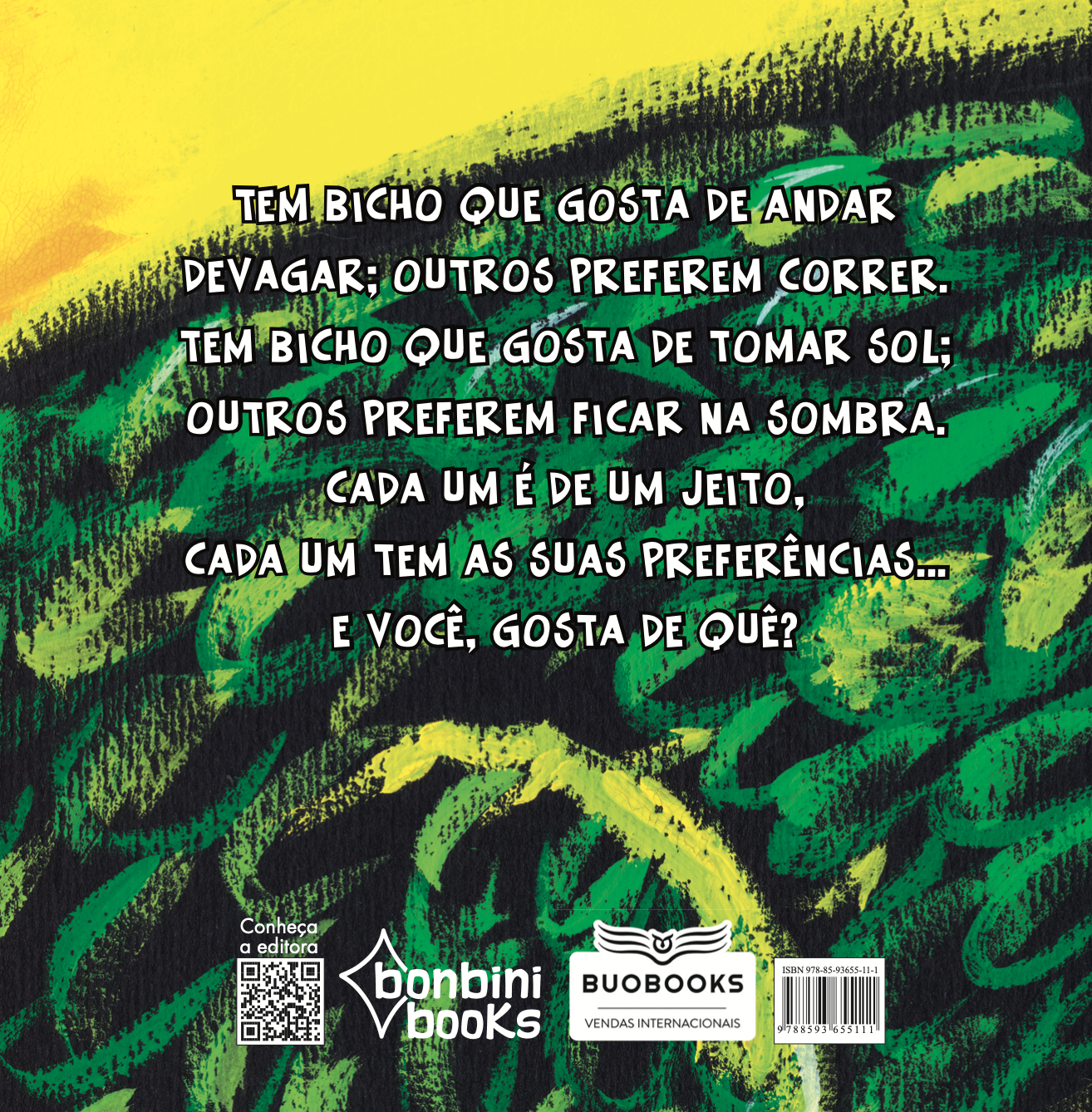 Capa do livro Tem bicho que gosta...