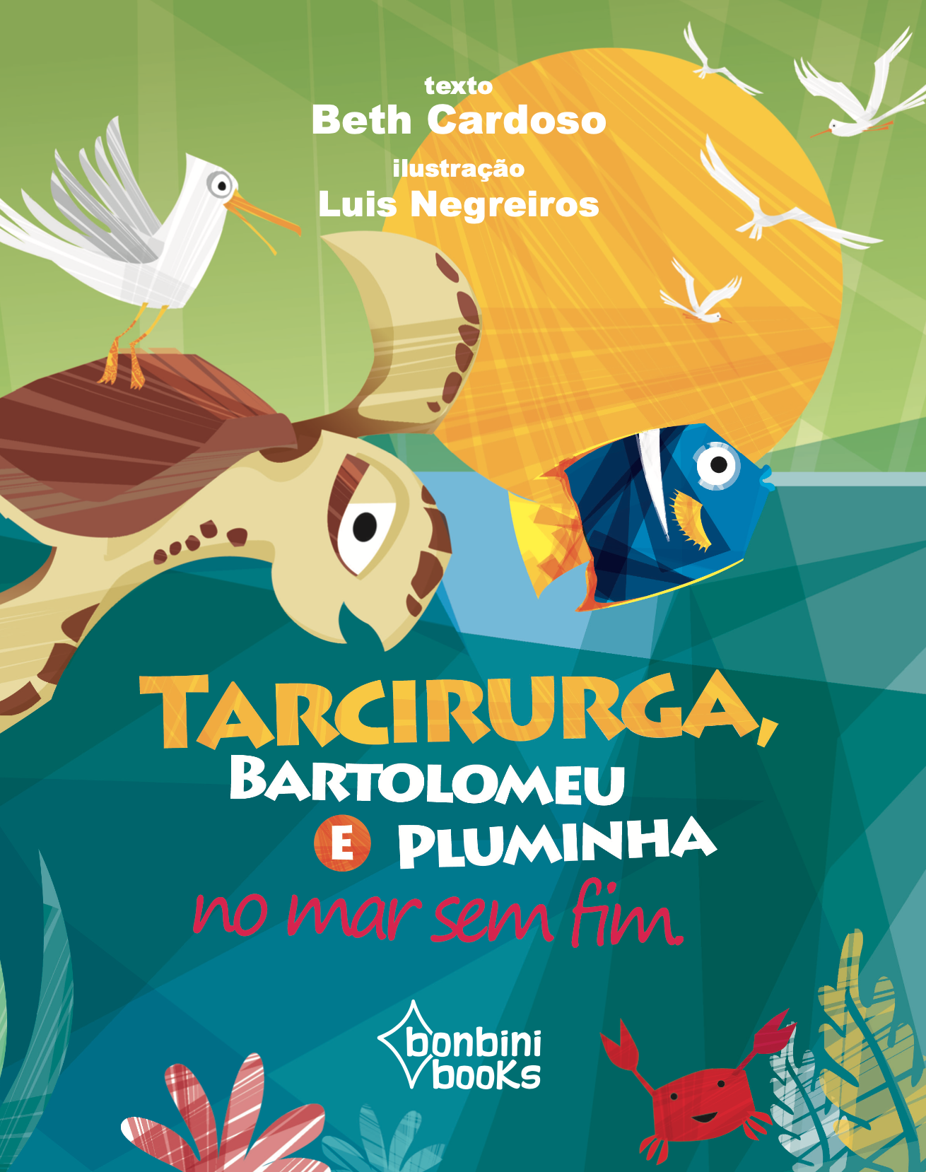 Capa do livro TARCIRURGA, BARTOLOMEU E PLUMINHA NO MAR SEM FIM