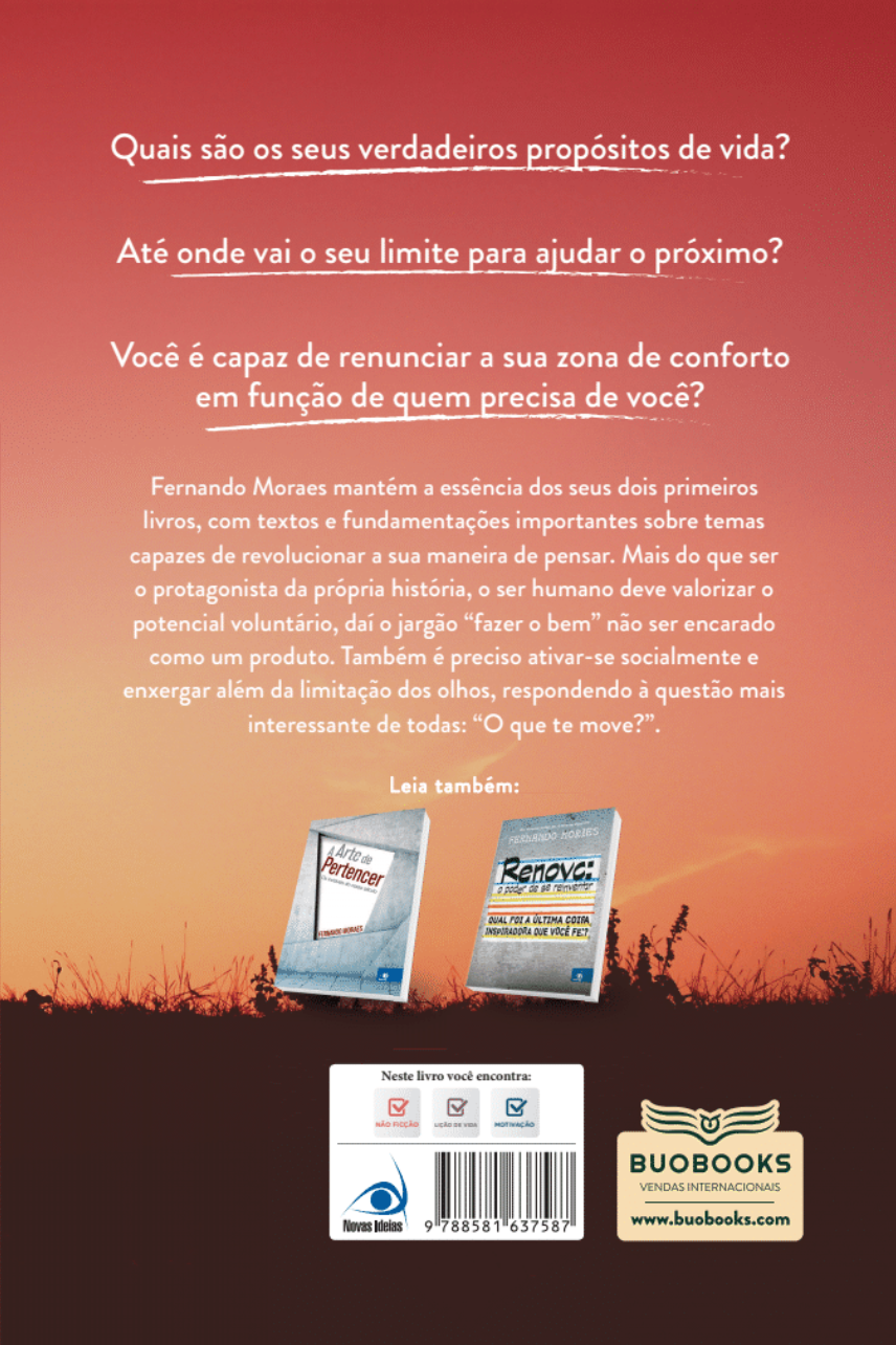 Capa do livro O que te move?