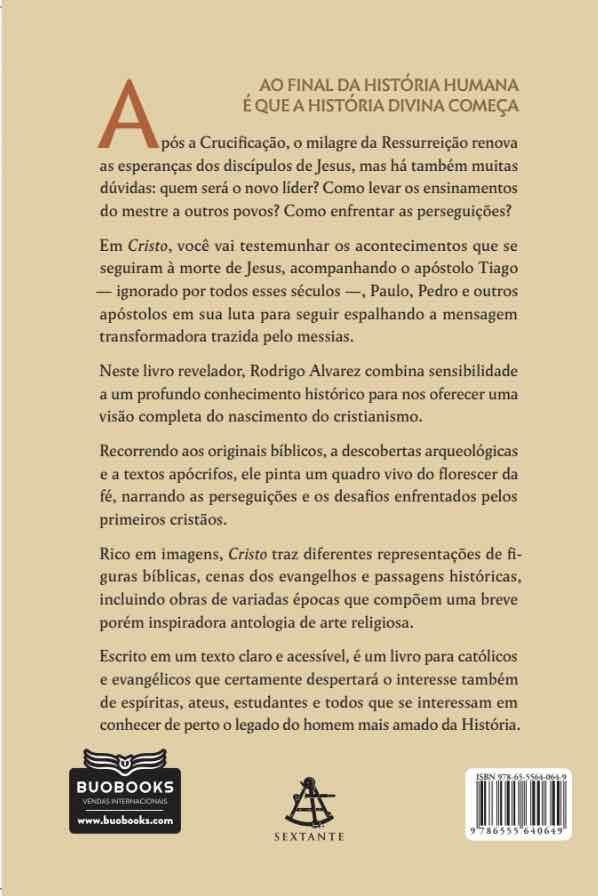 Capa do livro Cristo de Rodrigo Alvarez